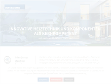 Tablet Screenshot of interdomo.de